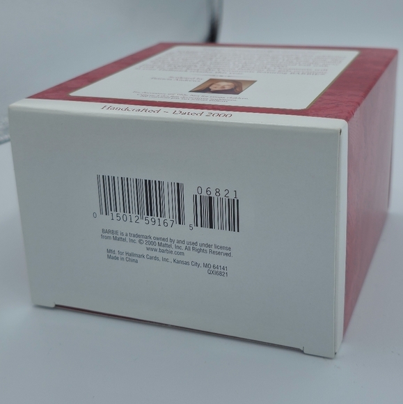 Vintage 2000 Hallmark Keepsake Celebration Barbie Ornament - Picture 3 of 6